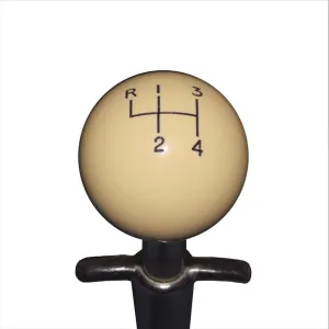 1-7/8 Ivory Muncie 4 speed Pattern Shift Knob