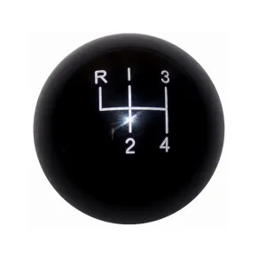 1-7/8" Black 4 Speed Shift Knob
