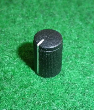 15mm x 10mm Diam Instrument / Audio Knob with 6mm Splined Shaft - Part # FC7249