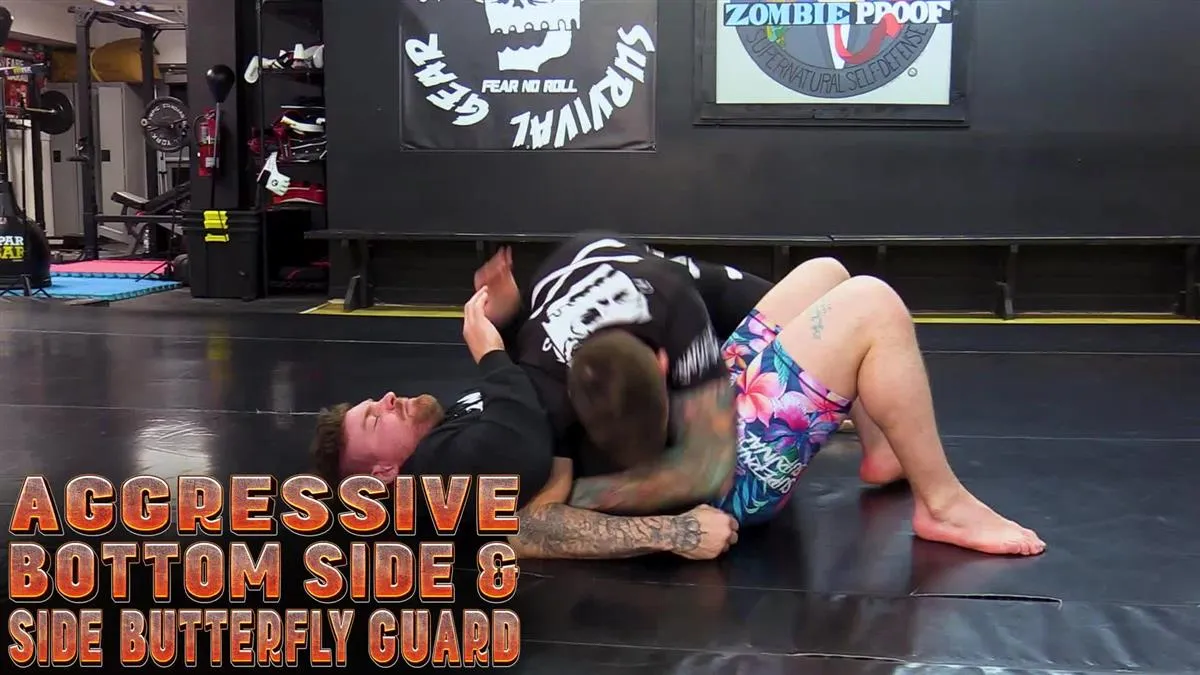 Aggressive Bottom Side & Side Butterfly Guard by Kent Peters