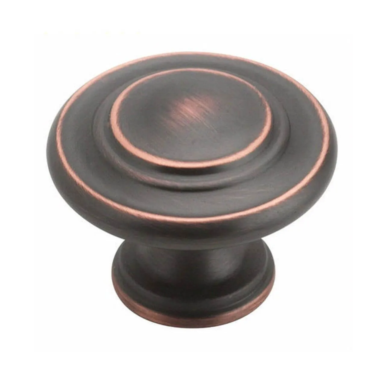 Amerock BP1586-ORB Oil Rubbed Bronze 3-Ring Cabinet Knob