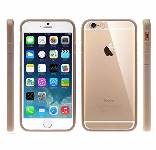 Apple iPhone 6s Plus Case / 6 Plus Case, Easy Grip Slim Armor Bumper Case for Iphone 6s Plus/6 Plus - Gold