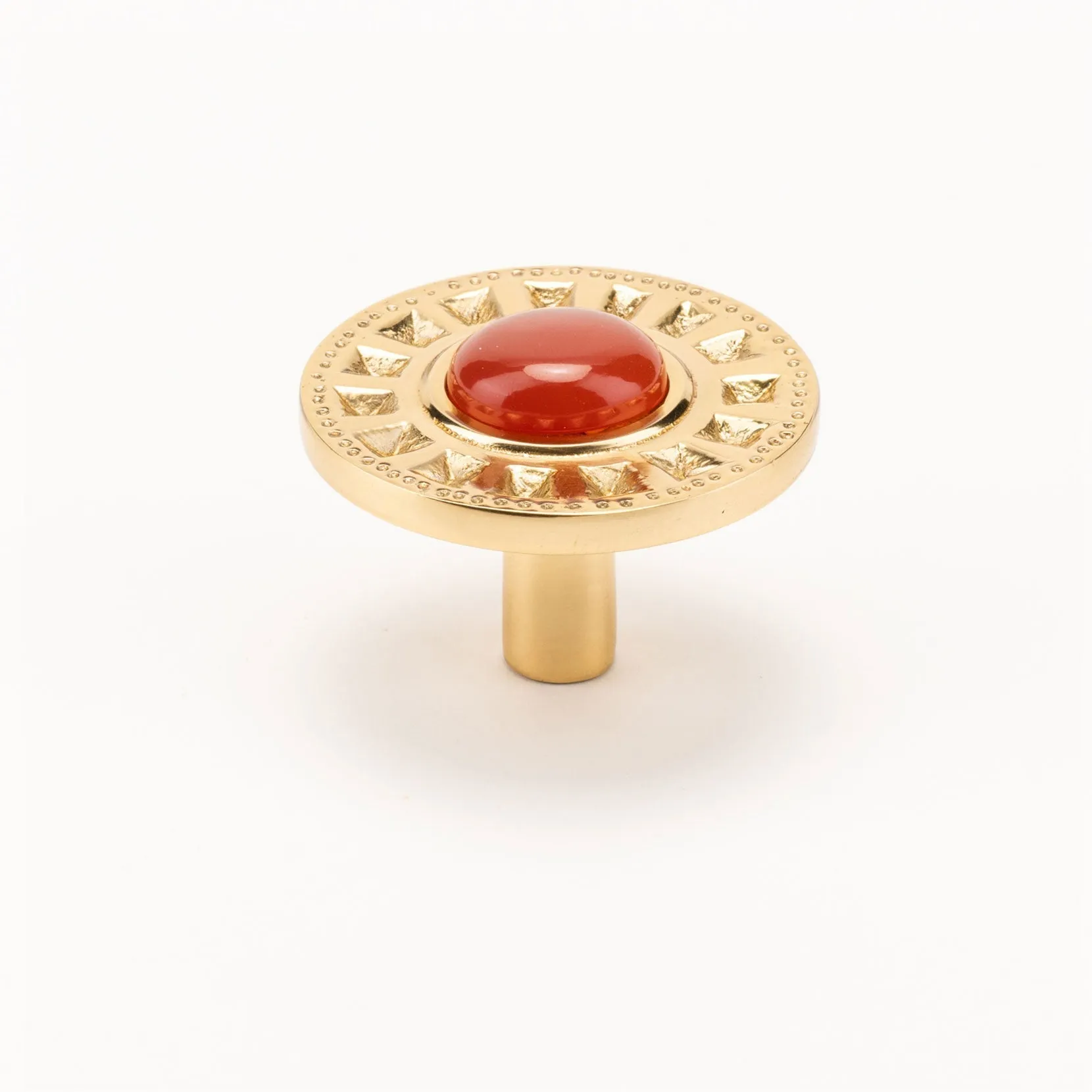 Athena 1.75" Custom Knob - Polished Brass