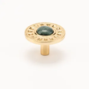 Athena 1.75" Custom Knob - Polished Brass