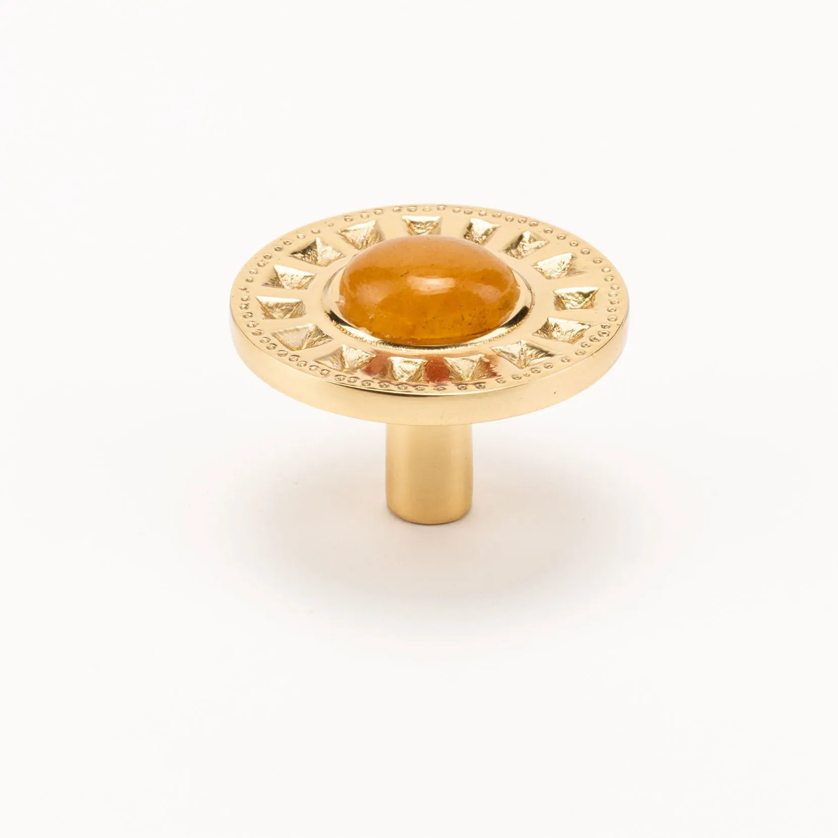 Athena 1.75" Custom Knob - Polished Brass