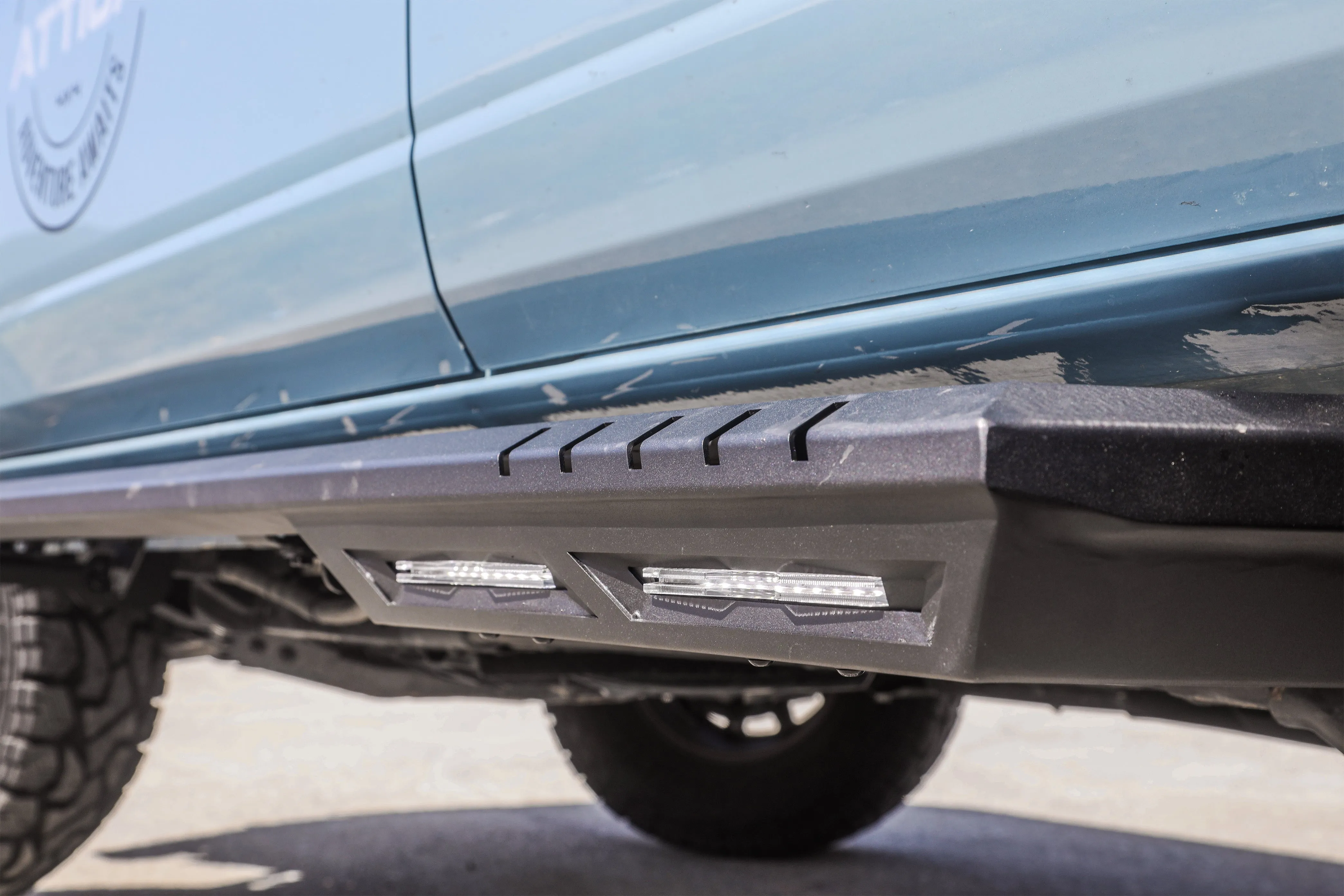 Attica 4x4 Side Steps Ford Bronco (2021-2023) Frontier Series - Body Mounted w/ Step Lights