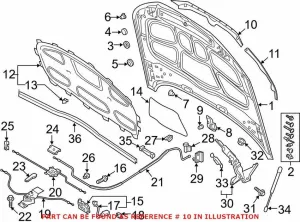 Audi Bumper Protection Pad 8W6823124