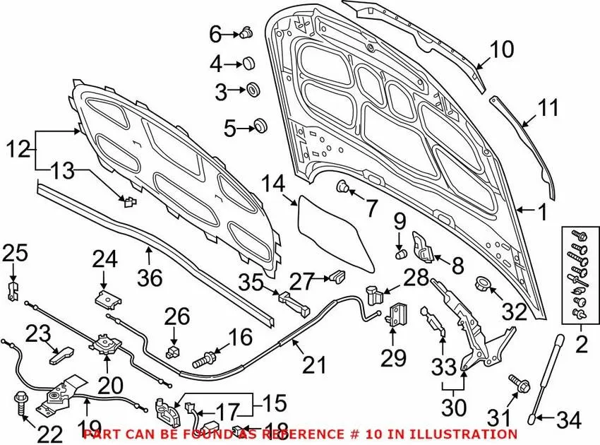 Audi Bumper Protection Pad 8W6823124