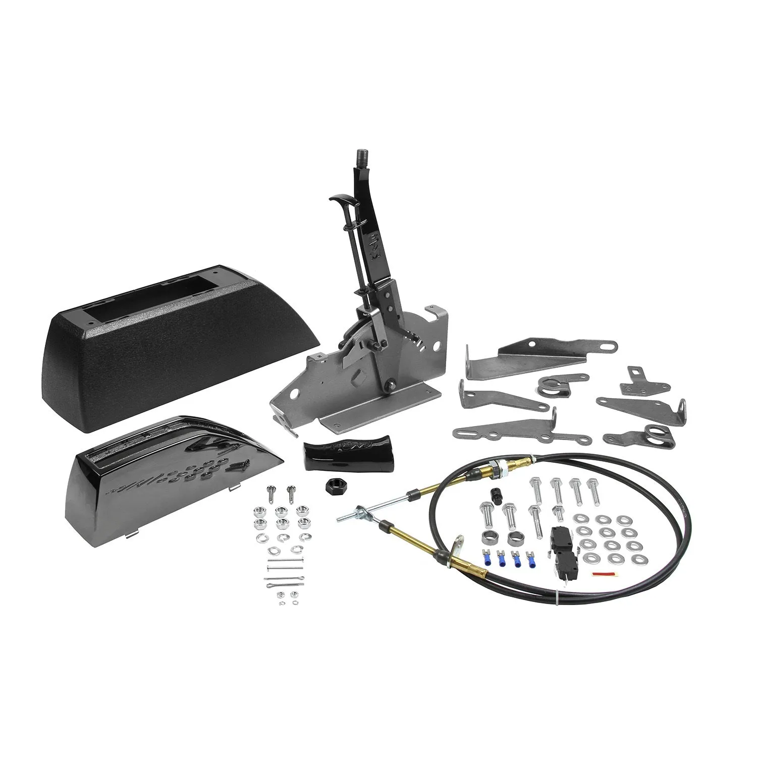 B&M Z-Gate Shifter Shifter - Automatic - Floor Mount - Forward/Reverse - Cable/Cover/Hardware Included - Universal