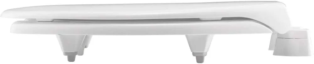 Bemis Medic-Aid Raised Open Front Elongated Toilet Seat with 2-Inch Lift