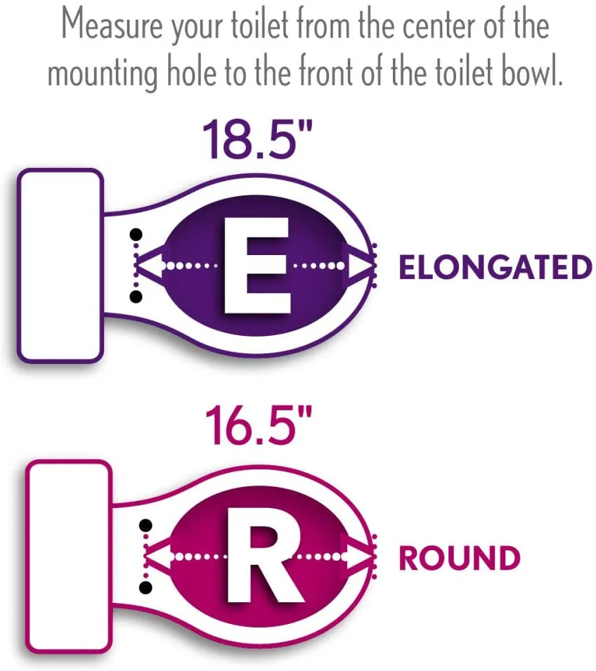 Bemis Medic-Aid Raised Open Front Elongated Toilet Seat with 2-Inch Lift