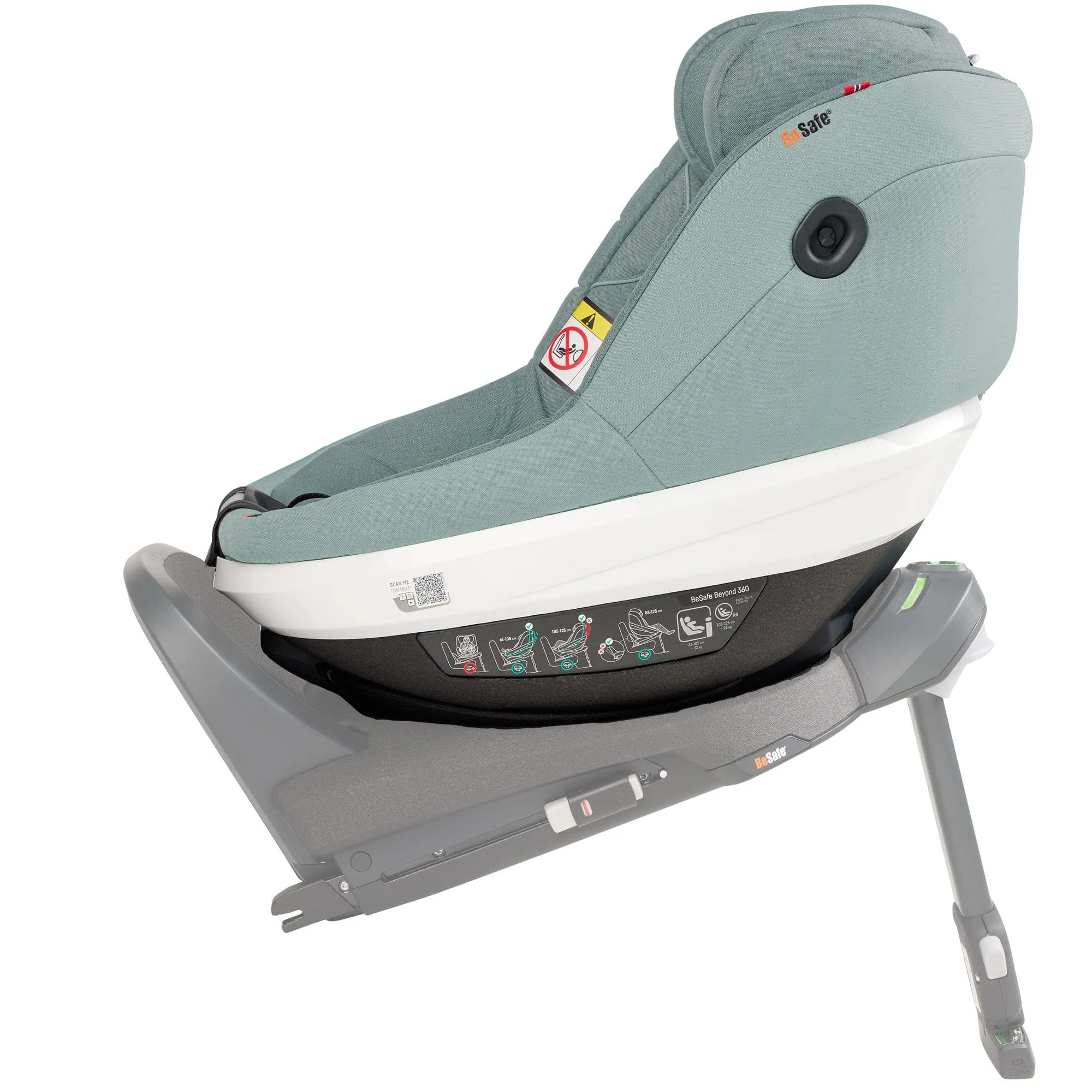 BeSafe Beyond 360 Car Seat in Sea Green Melange