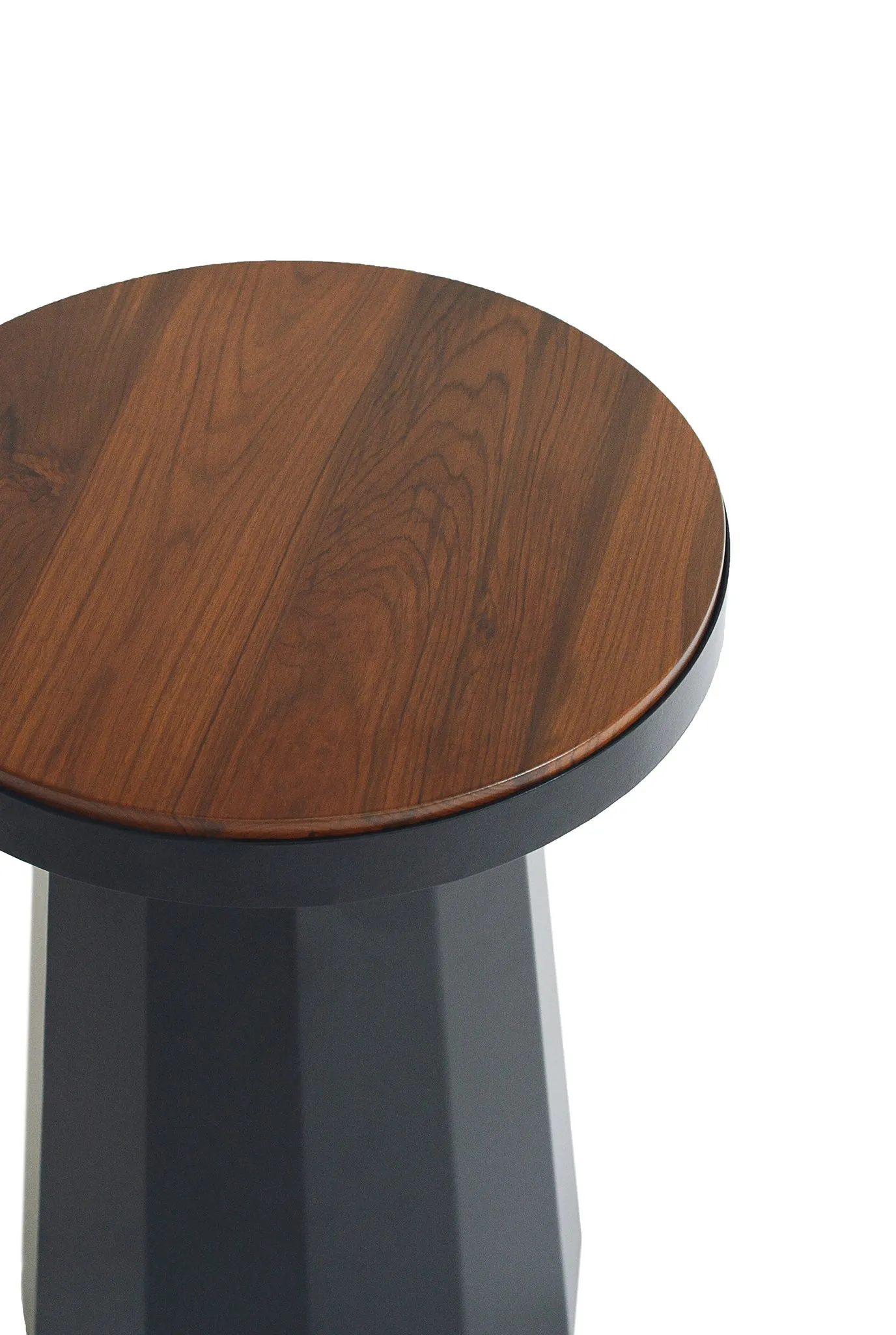 BLACK SLIP SIDE TABLE