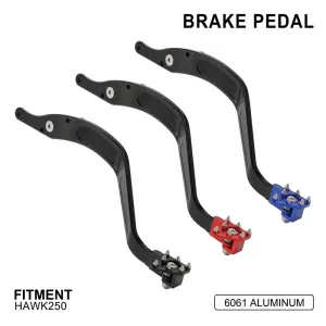 Brake Pedal Lever Aluminum For HAWK 250