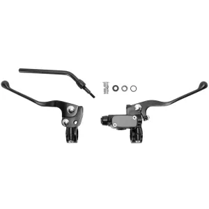 Brake/Mechanical Clutch Control Kit for 1 inch Handlebars - 9/16 inch Bore - Black
