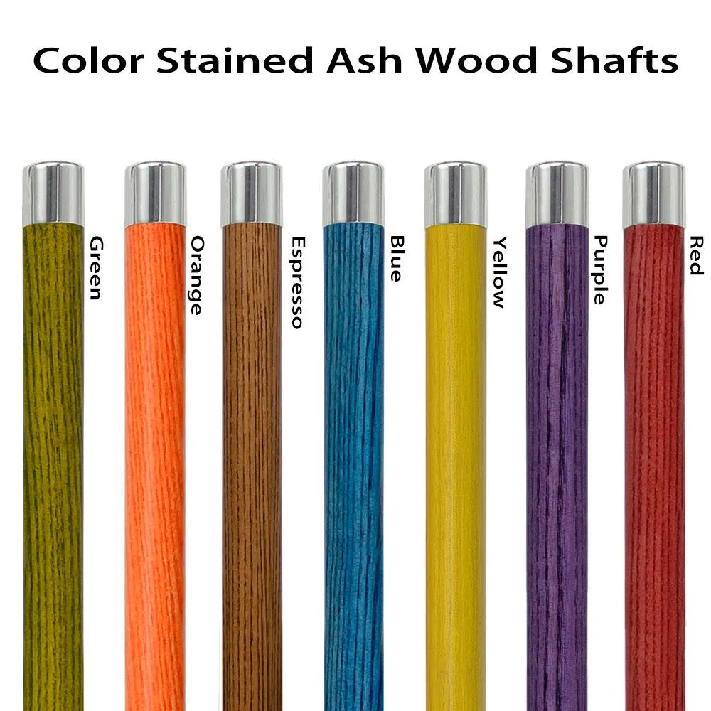 Burst of Flames Red Transparent Round Knob Cane w/ Custom Color Ash Shaft & Collar