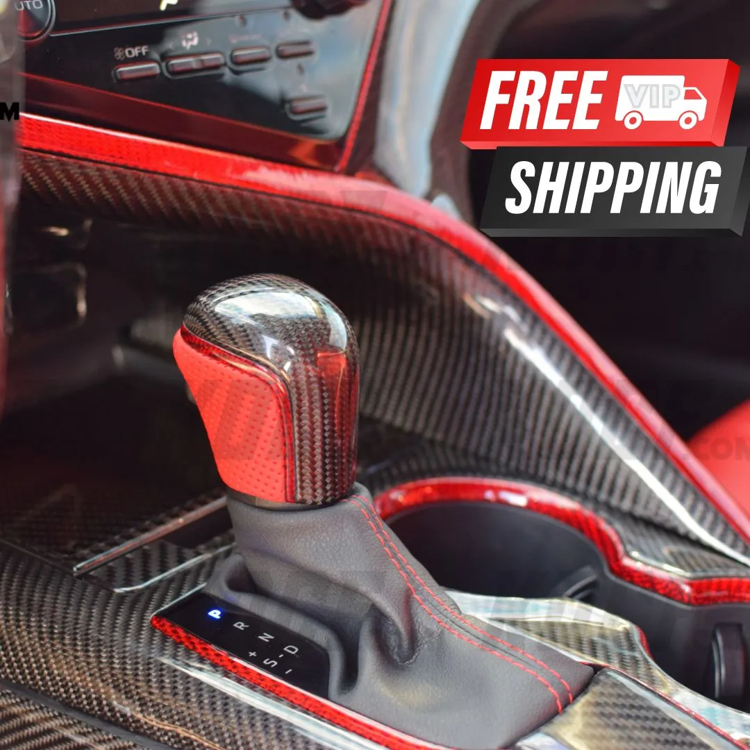 Carbon Fiber or Suede Shift Knob Compatible with 2025-Present Toyota Camry Gen 9 - VIP Price Free Shipping Item