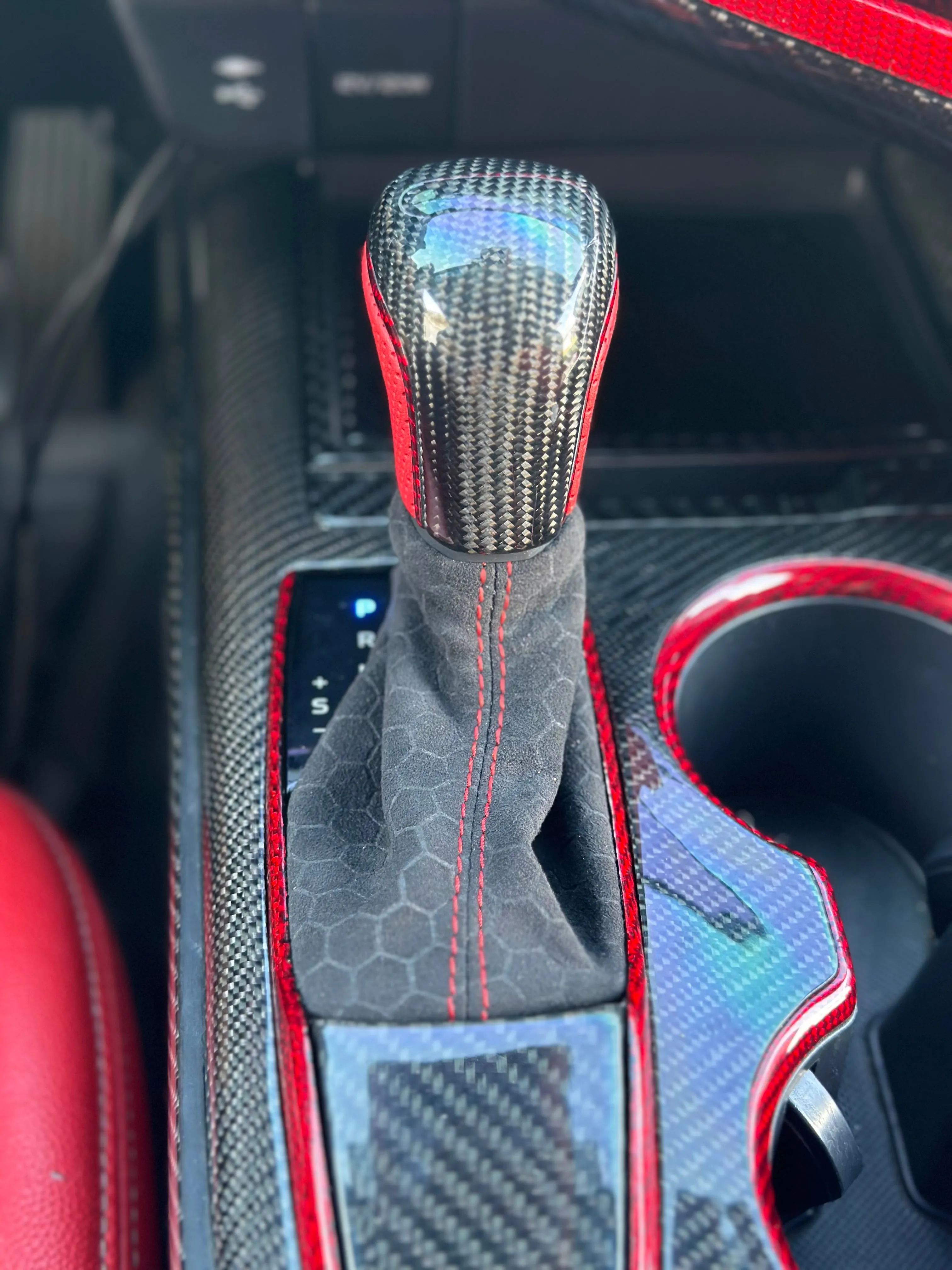 Carbon Fiber or Suede Shift Knob Compatible with 2025-Present Toyota Camry Gen 9 - VIP Price Free Shipping Item