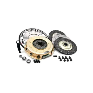 Centerforce SST Dual Disc Clutch Kit - 10.40 in Diameter - 1-1/8 in x 26 Spline - Solid Hub - Flywheel - Organic - GM LS-Series