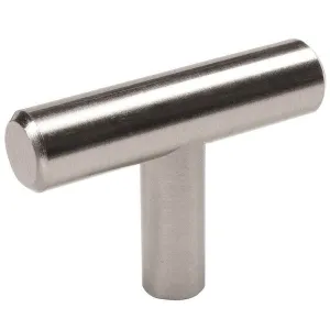 Cosmas 305SN Satin Nickel Euro Style T Bar Knob