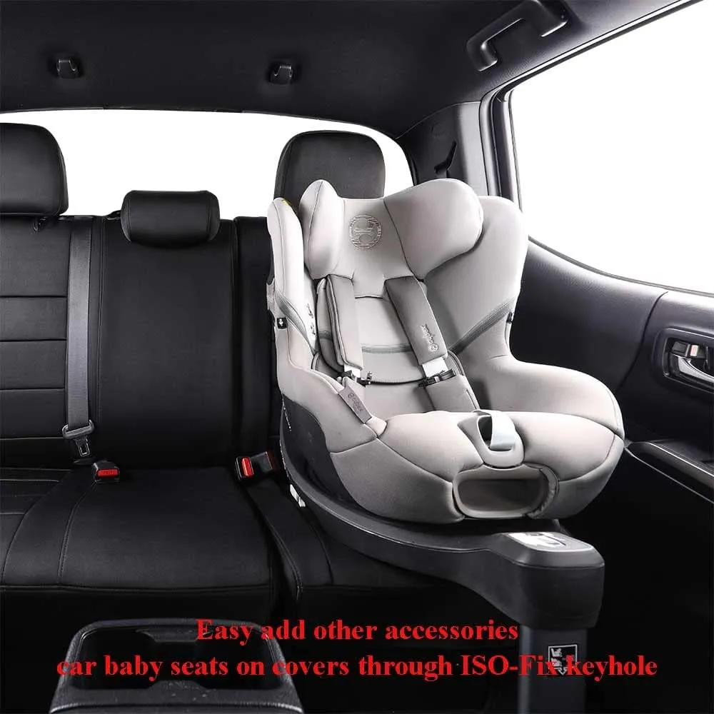 Custom Fit Forester Car Seat Covers for Select Subaru Forester 2019 2020 2021 2022 2023 2024 - Full Set,Neoprene