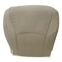 For 08-13 Toyota Highlander Driver Passenger Bottom Perforated Leather Cover Tan