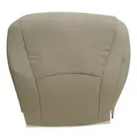 For 08-13 Toyota Highlander Driver Passenger Bottom Perforated Leather Cover Tan