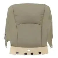 For 08-13 Toyota Highlander Driver Passenger Bottom Perforated Leather Cover Tan