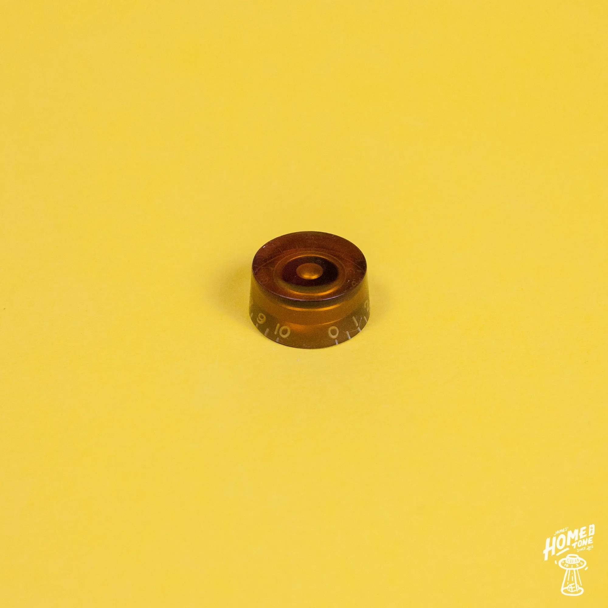 Gibson style 'Speed' Control knob with embossed numbers for 5.95mm 24 Spline USA spec pots