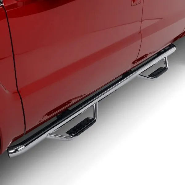 Go Rhino Dominator D2 Side Steps Chevy Silverado Gas (14-19) [Classics - Cab Length] Stainless Steel or Textured Black