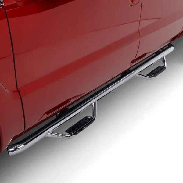 Go Rhino Dominator D2 Side Steps Dodge Ram 1500 Quad Cab (09-10) [Classics - Cab Length] Stainless Steel or Textured Black