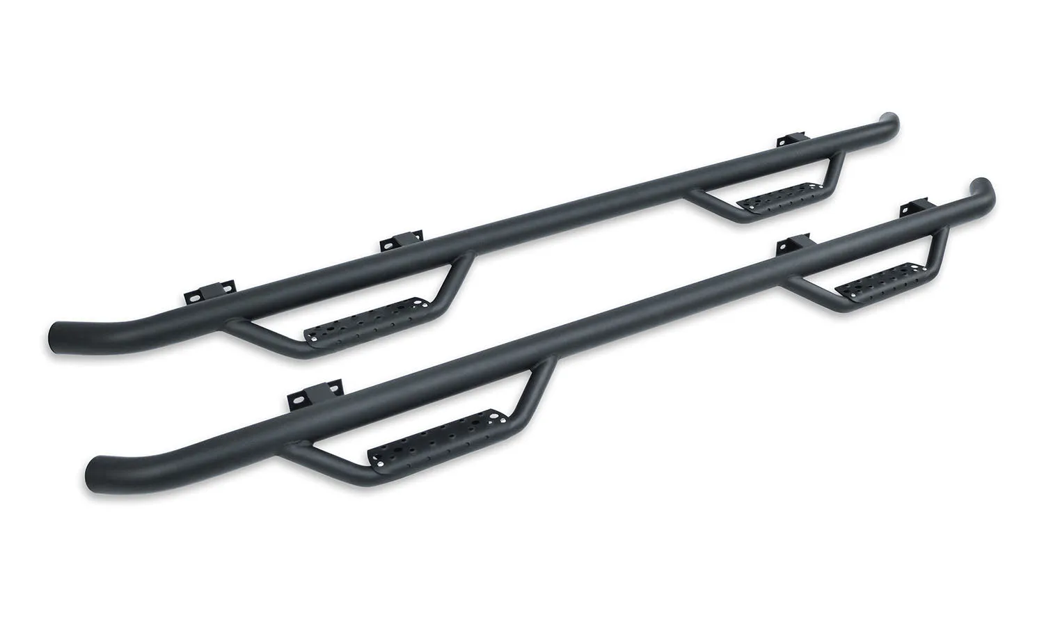 Go Rhino Dominator D2 Side Steps Dodge Ram 1500 Quad Cab (09-10) [Classics - Cab Length] Stainless Steel or Textured Black