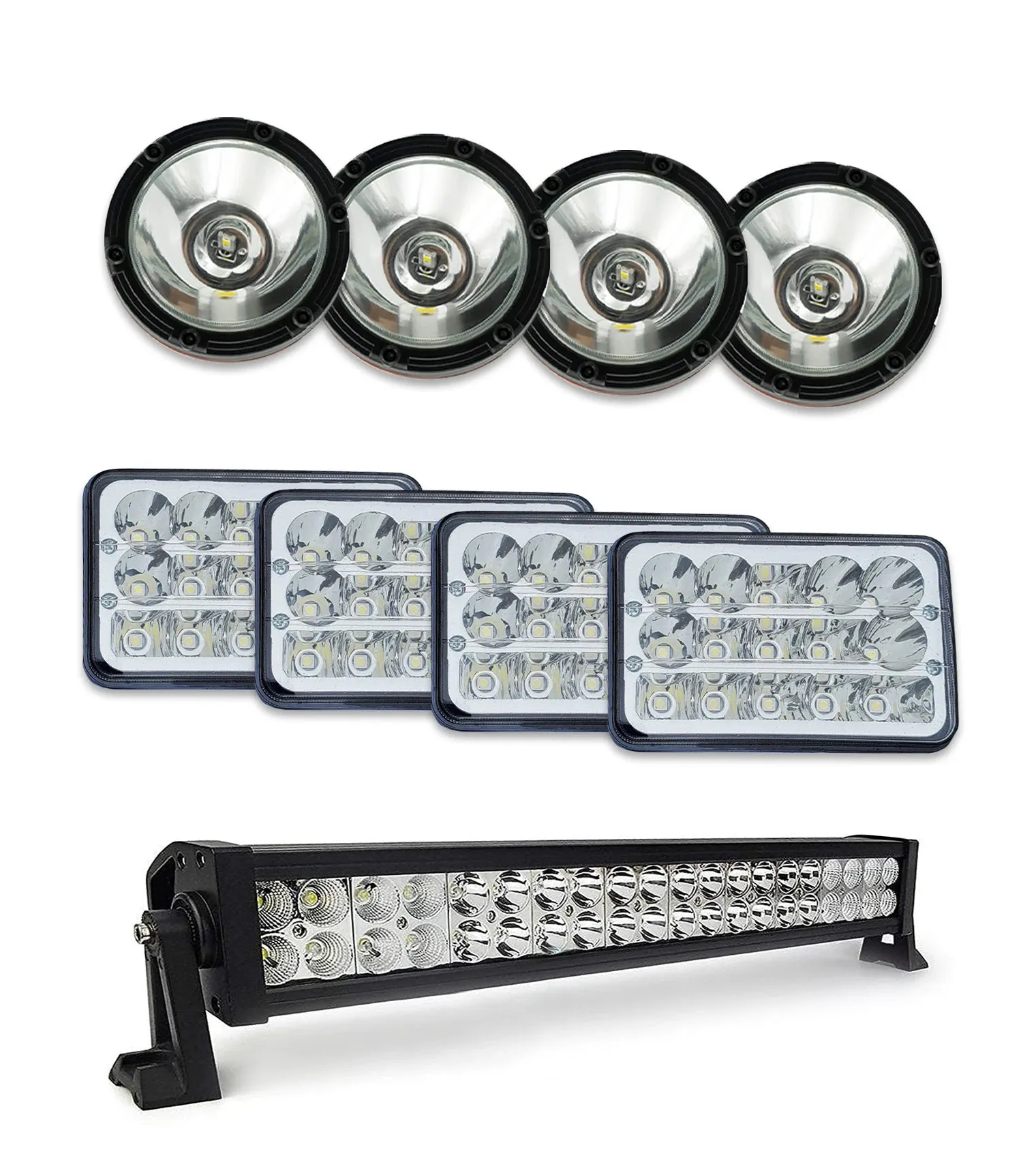 Grille Guard with Lights Black 2004  Mack Granite GU713