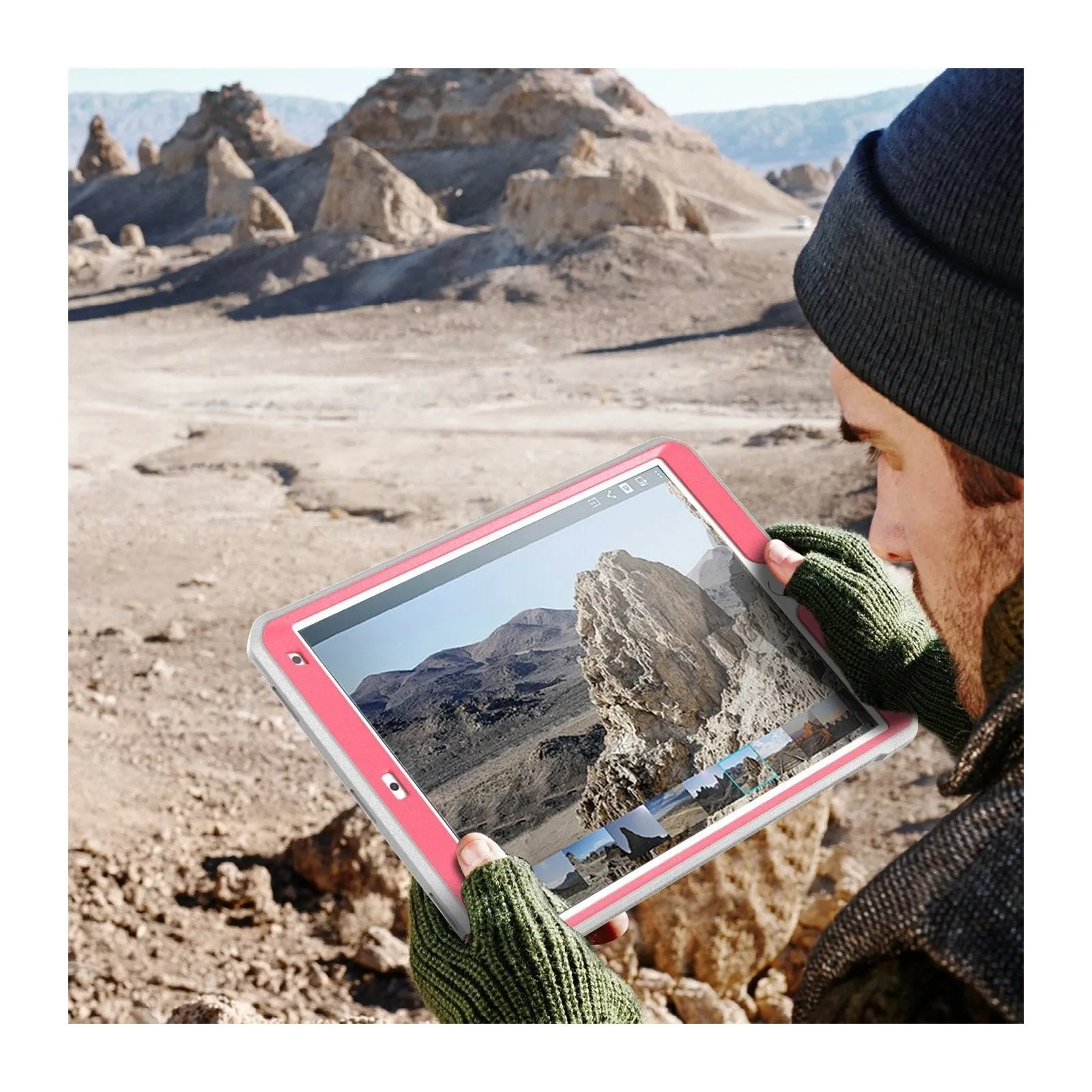 iPad Air 10.5 inch (2019) Unicorn Beetle Pro Rugged Case with Screen Protector-Pink