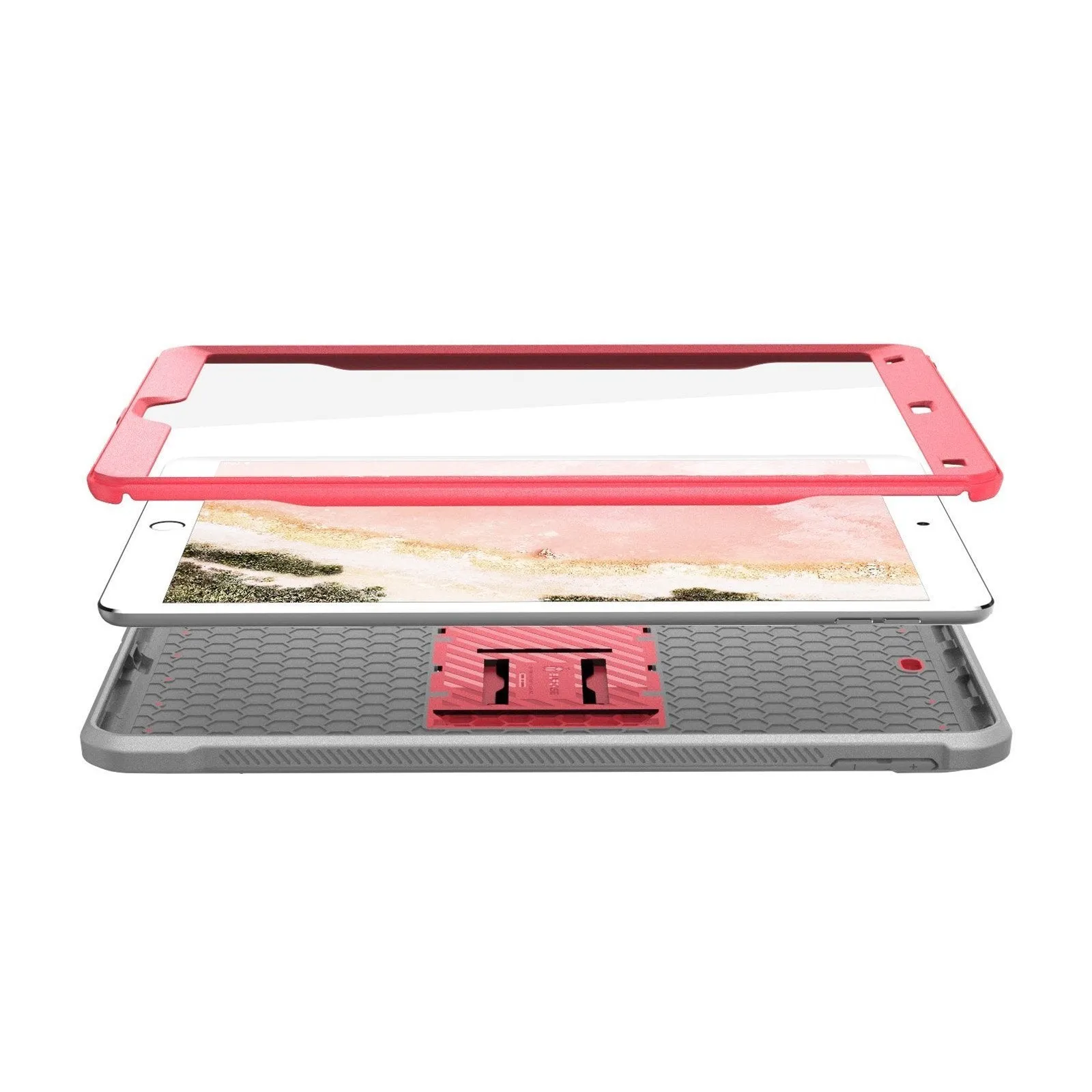 iPad Air 10.5 inch (2019) Unicorn Beetle Pro Rugged Case with Screen Protector-Pink