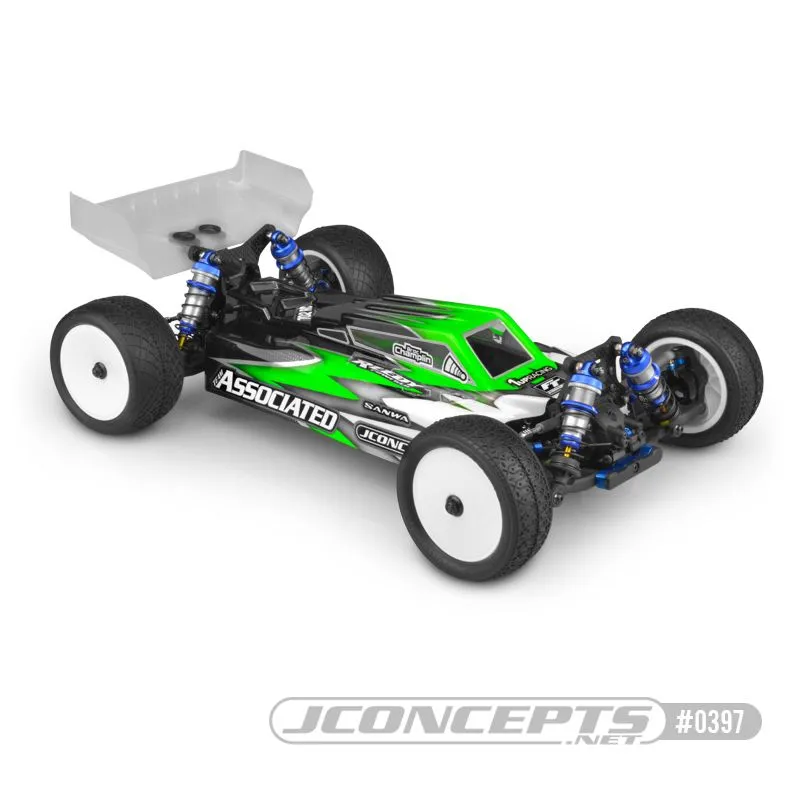 JConcepts RC10 B74 "F2" Body w/S-Type Wing (Clear)