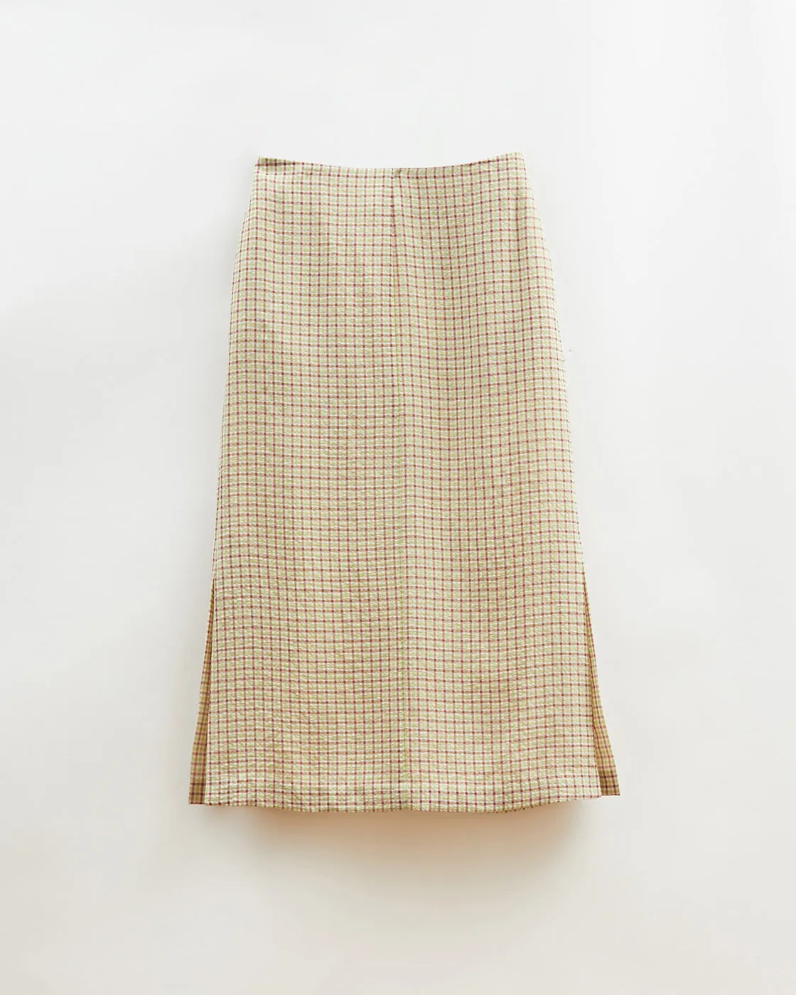 Justine Skirt Check Green