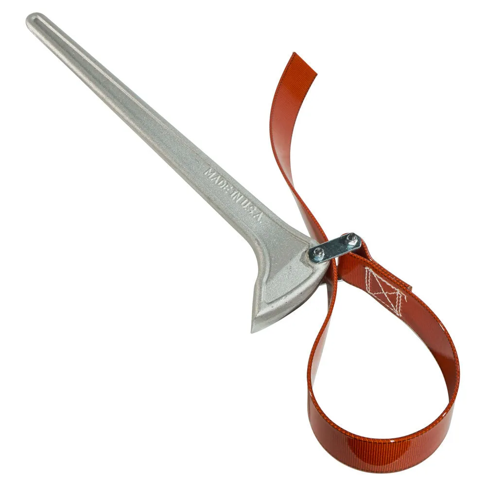 Klein Tools S-18H Grip-It Strap Wrenches, Silver/Red, 18"