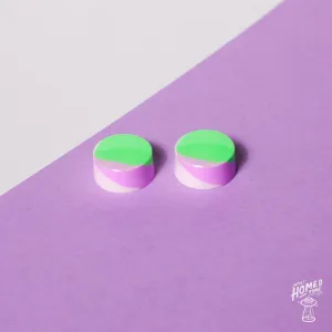 Knob Head custom - 90s splash! 'Speed' control knob duo