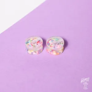 Knob Head custom - Heart-fetti Arc control knob duo