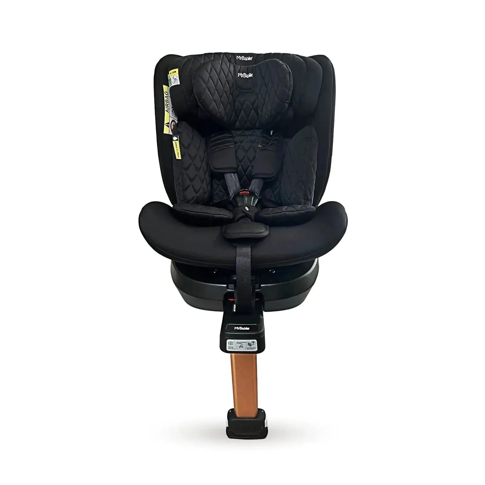 My Babiie Spin Billie Faiers iSize Isofix Car Seat - Quilted Black