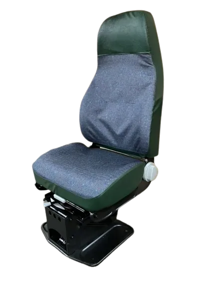 Navistar 2195 National Seat in Green Vinyl with Gray Cloth Insert – P/N: 50541.A0A0071