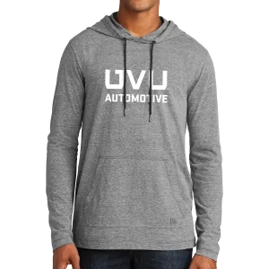 New Era Tri-Blend Performance Pullover Hoodie Tee- UVU Automotive