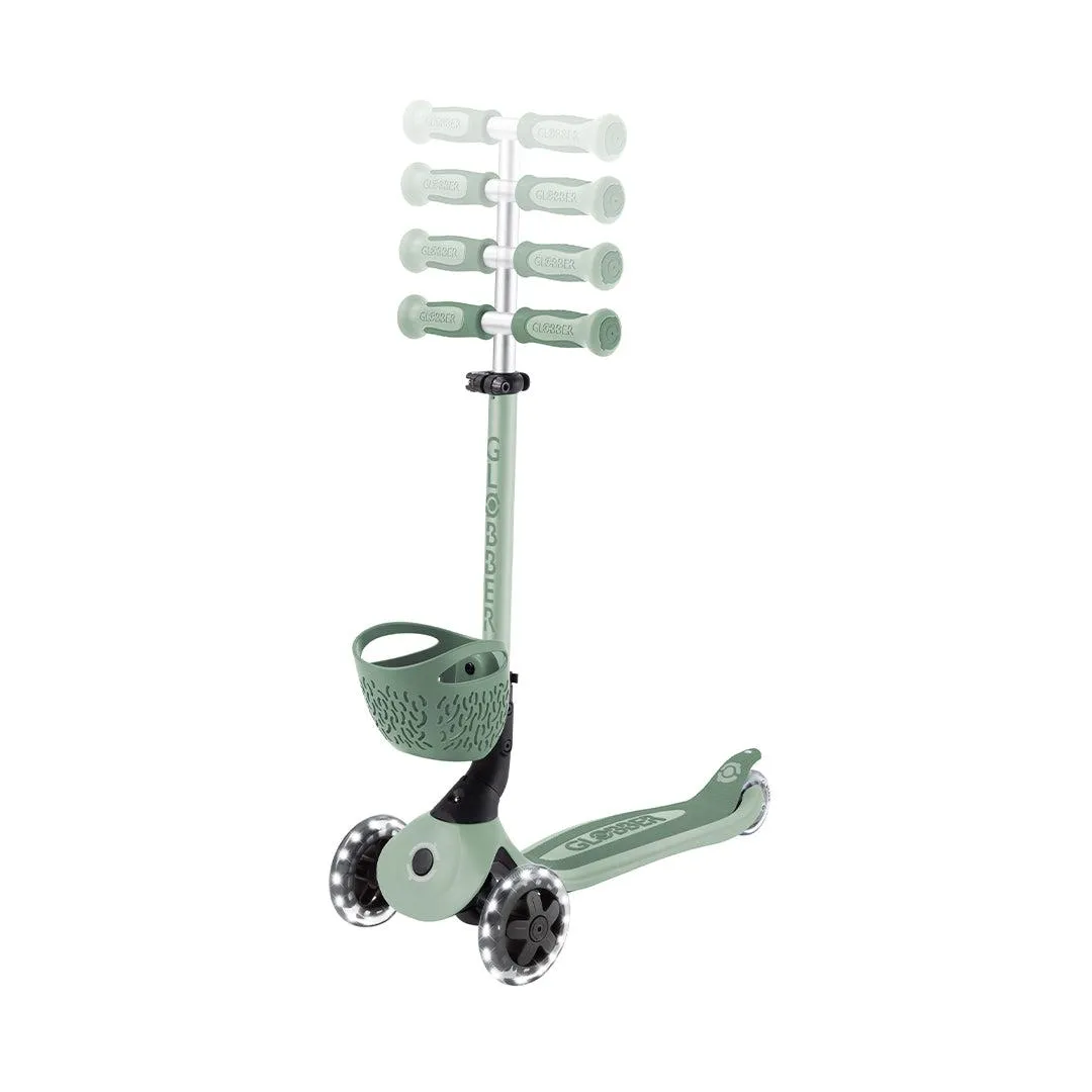 Outlet - Globber Go-Up Baby 360 Lights Scooter - Sage