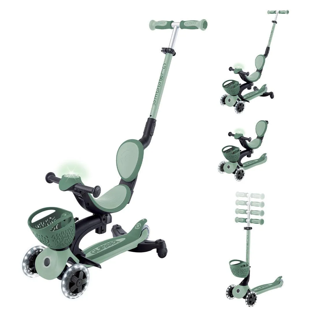 Outlet - Globber Go-Up Baby 360 Lights Scooter - Sage