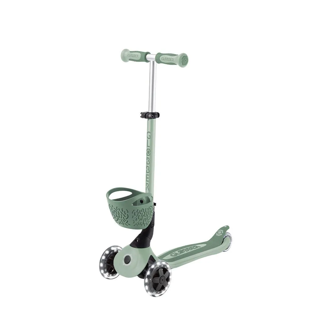 Outlet - Globber Go-Up Baby 360 Lights Scooter - Sage