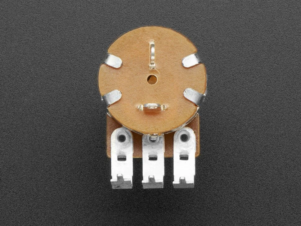 Panel Mount Right Angle 10K Linear Potentiometer w/On-Off Switch - 10K Linear w/ Switch