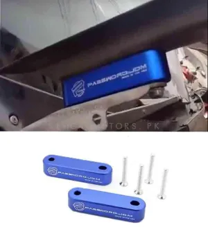 Password JDM Hood Spacer - Blue - Hood Risers Kit
