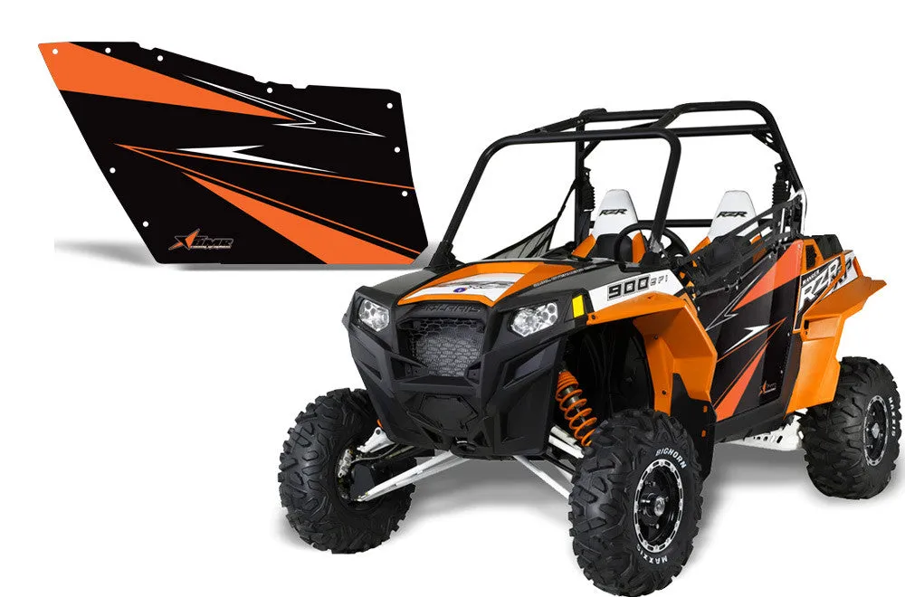 Polaris Brand Door Graphics for RZR 900XP 2-Door
