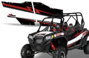 Polaris Brand Door Graphics for RZR 900XP 4-Door